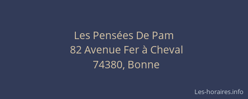 Les Pens&eacute;es De Pam