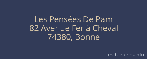 Les Pensées De Pam