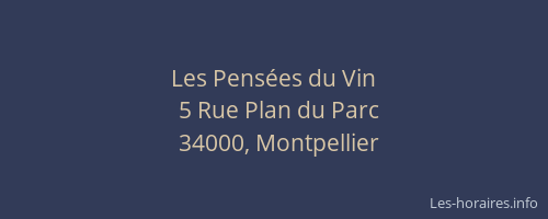 Les Pensées du Vin
