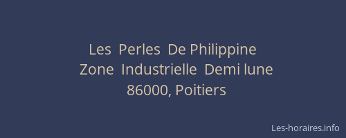 Les  Perles  De Philippine
