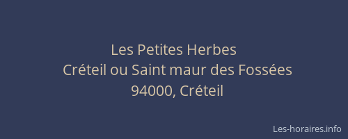 Les Petites Herbes