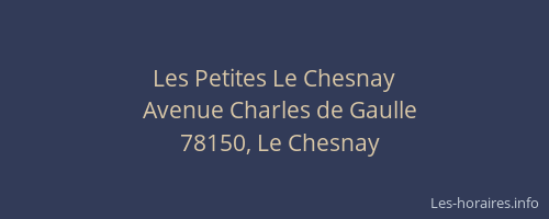 Les Petites Le Chesnay