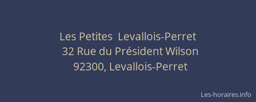 Les Petites  Levallois-Perret