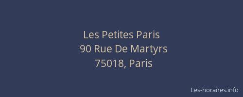 Les Petites Paris