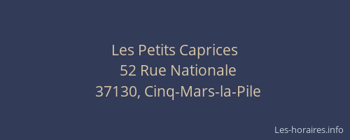 Les Petits Caprices