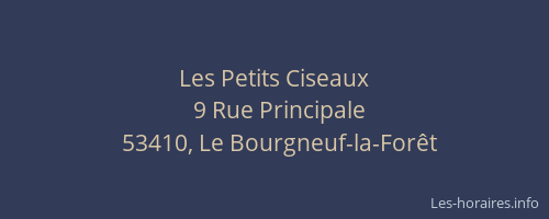 Les Petits Ciseaux