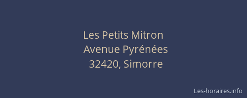 Les Petits Mitron
