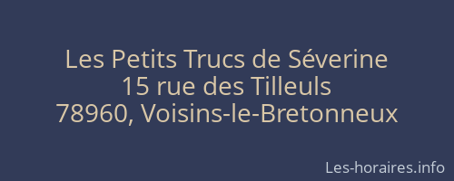 Les Petits Trucs de Séverine