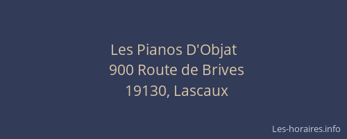 Les Pianos D'Objat