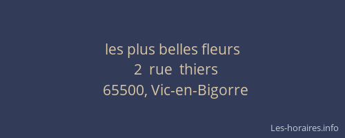 les plus belles fleurs