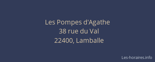 Les Pompes d'Agathe