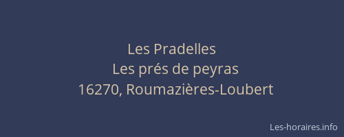 Les Pradelles