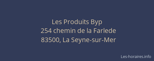 Les Produits Byp