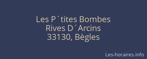 Les P´tites Bombes
