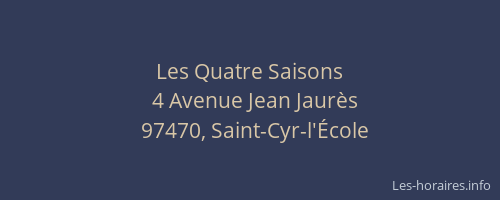 Les Quatre Saisons