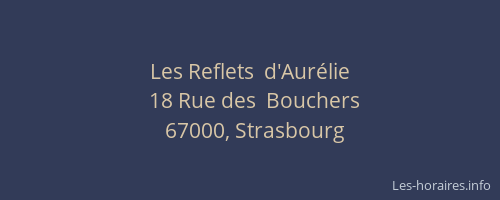 Les Reflets  d'Aurélie