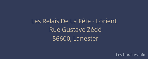Les Relais De La Fête - Lorient
