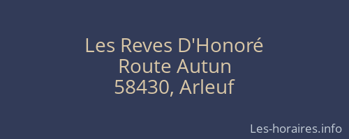 Les Reves D'Honoré