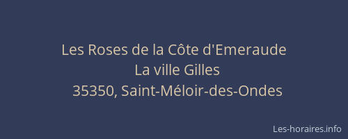 Les Roses de la Côte d'Emeraude