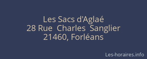 Les Sacs d'Aglaé