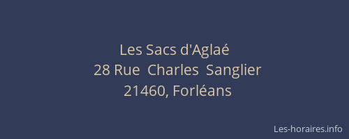 Les Sacs d'Agla&eacute;