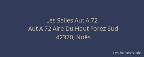 Les Salles Aut A 72
