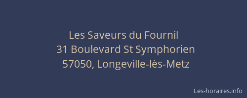 Les Saveurs du Fournil