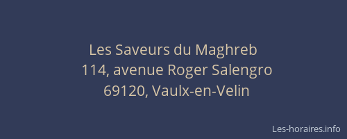 Les Saveurs du Maghreb