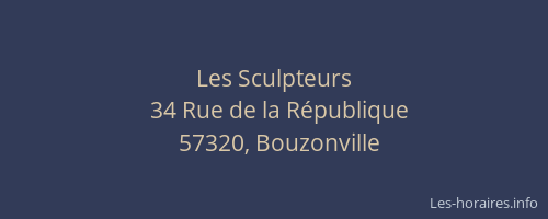 Les Sculpteurs
