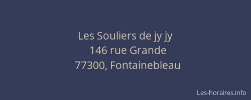 Les Souliers de jy jy