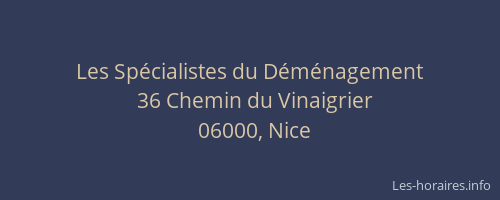 Les Spécialistes du Déménagement