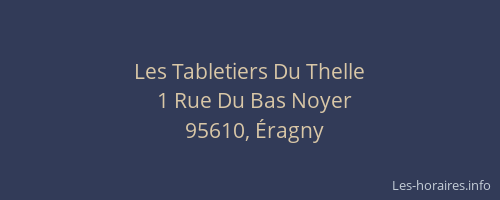 Les Tabletiers Du Thelle