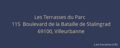 Les Terrasses du Parc