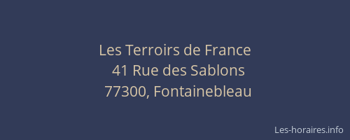 Les Terroirs de France
