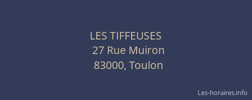 LES TIFFEUSES