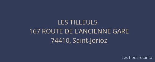 LES TILLEULS