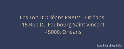 Les Toit D'Orléans FNAIM - Orléans