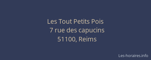 Les Tout Petits Pois