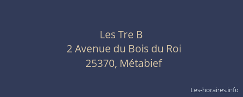Les Tre B