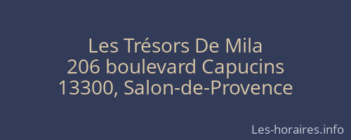 Les Trésors De Mila
