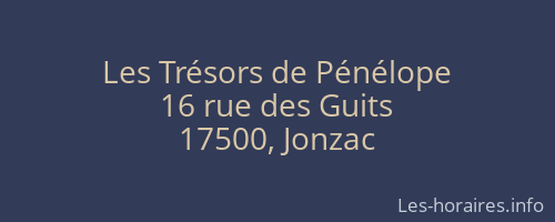 Les Trésors de Pénélope