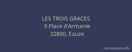LES TROIS GRACES