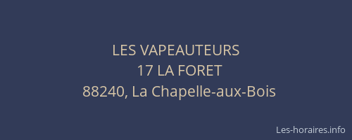 LES VAPEAUTEURS