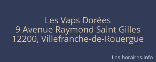 Les Vaps Dorées