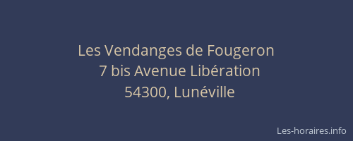 Les Vendanges de Fougeron