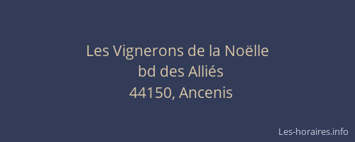 Les Vignerons de la Noëlle