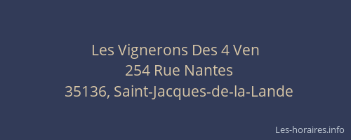 Les Vignerons Des 4 Ven