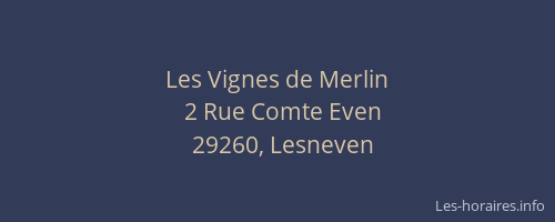 Les Vignes de Merlin