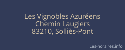 Les Vignobles Azuréens