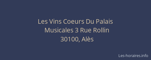 Les Vins Coeurs Du Palais